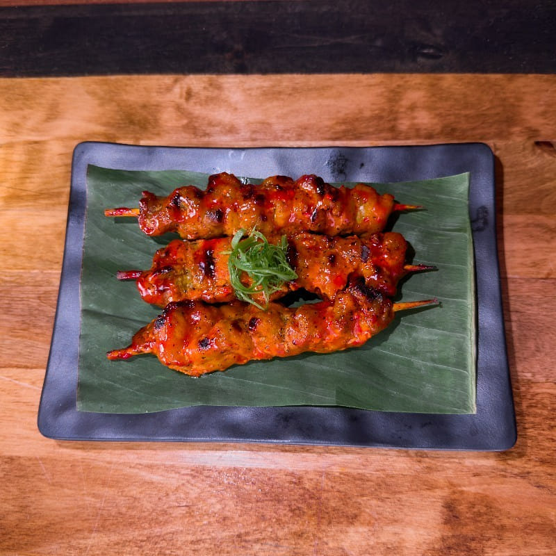 BBQ Pork Skewers Snack Size 3 Skewers 1 each