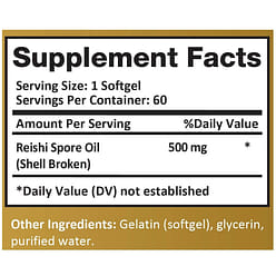 YongWell灵芝孢子油全破壁胶囊500毫克(60粒) 1 个