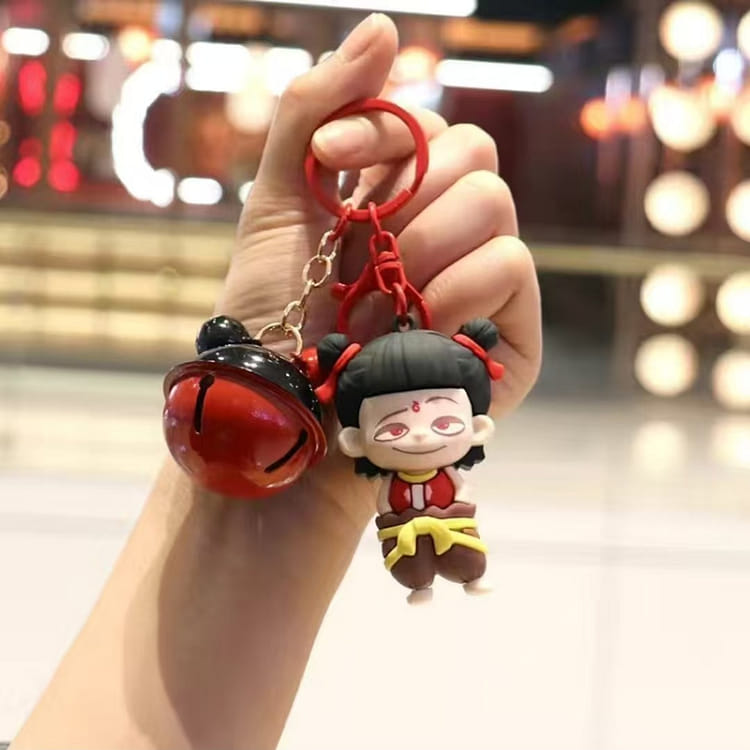 Get Nezha keychain with a big bell Delivered | Weee! Asian Market