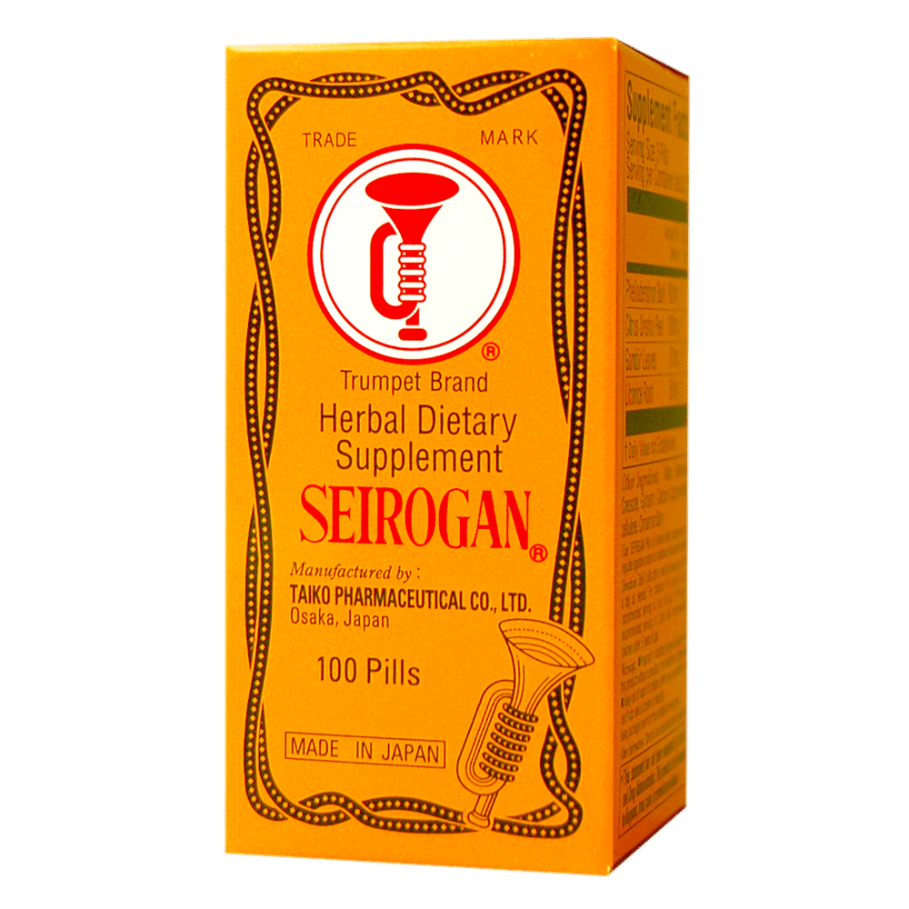 Trumpet Brand Seirogan Herbal Stomach Supplement, 100 pills 1 병