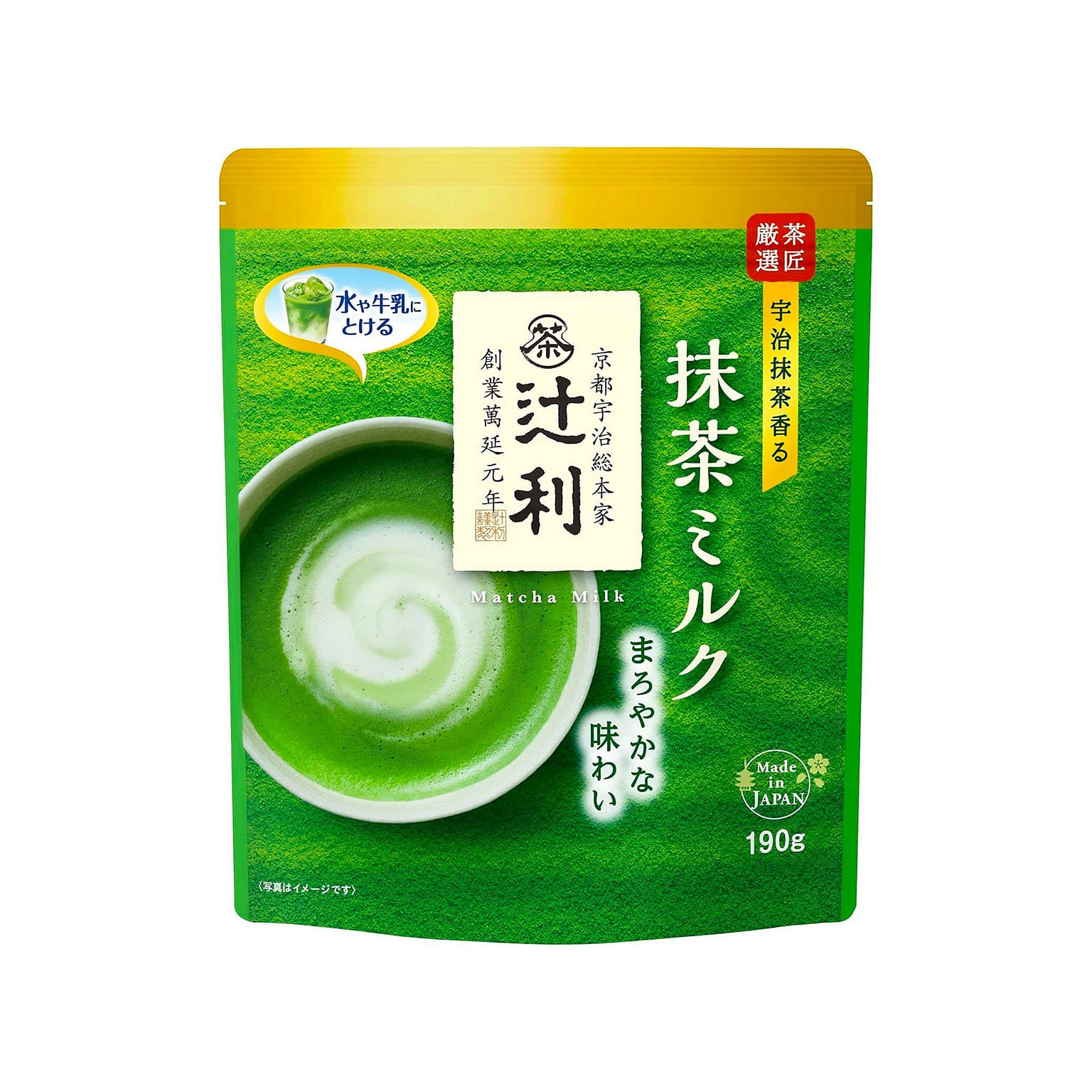 TSUJIRI Matcha Green Tea Powder Milk Latte 190g 1 개