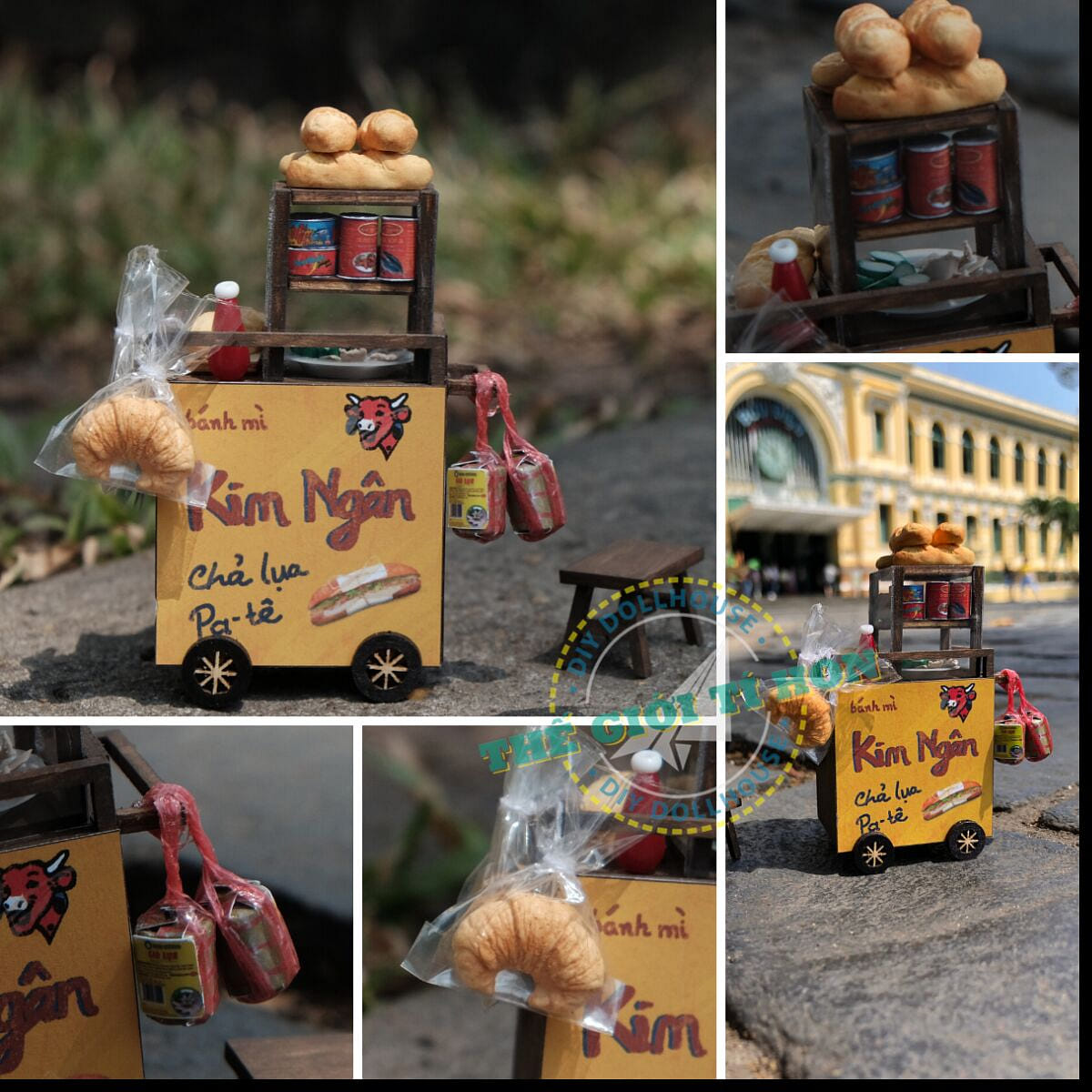 Vietnamese Sandwiches Street Cart DIY Kit 1 케이스