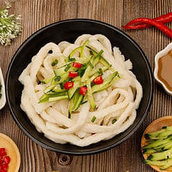 Yam cold noodles, Shaanxi specialty, with seasoning package, pure handmade 411 g