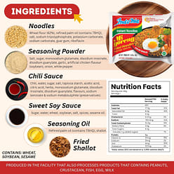 Indomie Mi Goreng Instant Stir Fry Noodle, Instant 1 count*60 pack