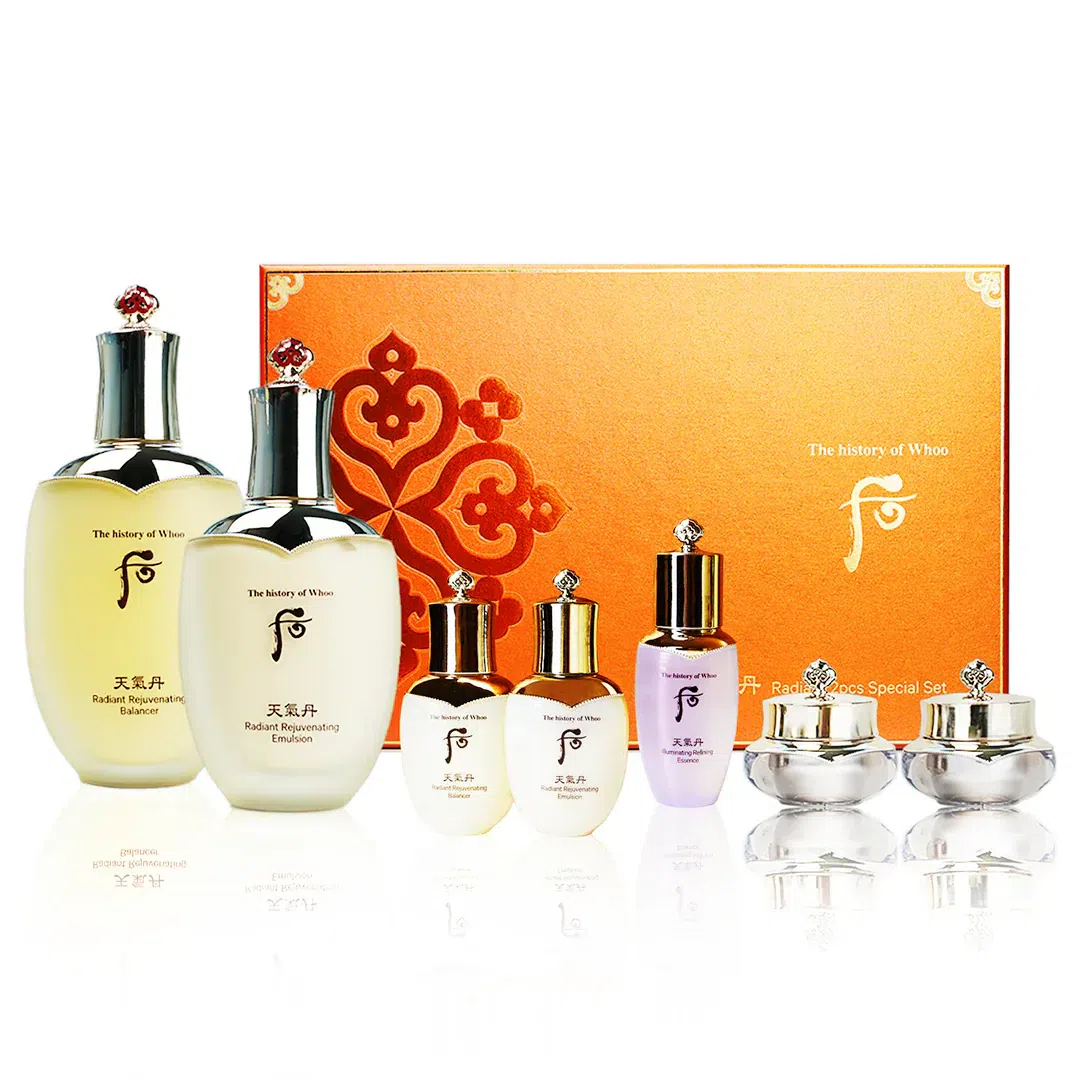 The history of Whoo Cheongidan 7pcs Special Set 1 box