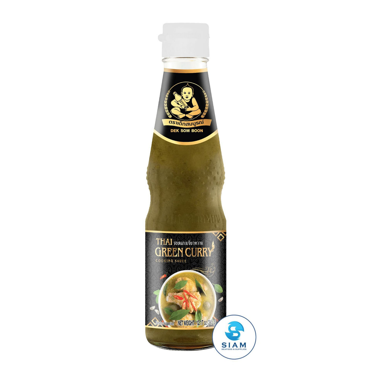 Nước Sốt Nấu Cà Ri Xanh Thái DEK SOM BOON 345g 12.17 oz
