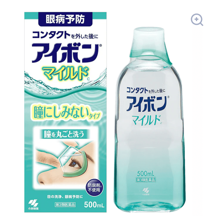 KOBAYASHI Corneal Protection Eye Wash #Light Green 500 ml 500 밀리리터