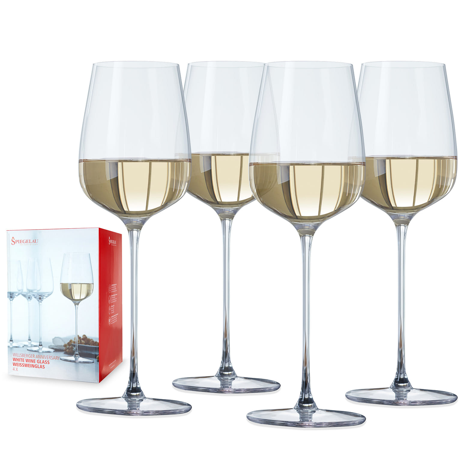 Spiegelau Willsberger 12.9 oz White Wine glass (set of 4) 12.9 액량 온스