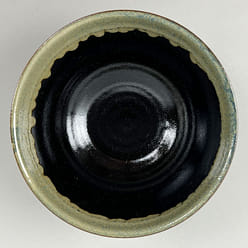 Made-in-Japan Tenmoku Ainagashi Sanuki Soup Noodle Bowl, 7.25" dia.(34 oz) 1 each