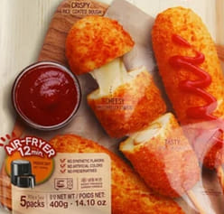Wang Mozzarella Cheese and Fish Sausage Corn Dog, Frozen 400 g