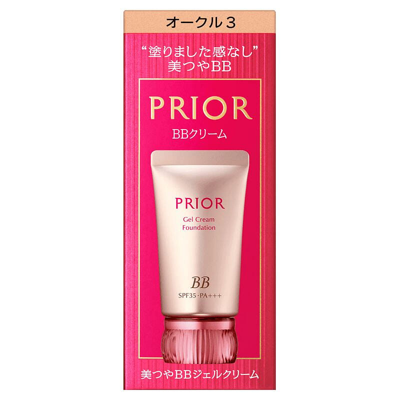 시세이도 PRIOR 글로우 BB 젤 크림 N 오커 3 30 그램