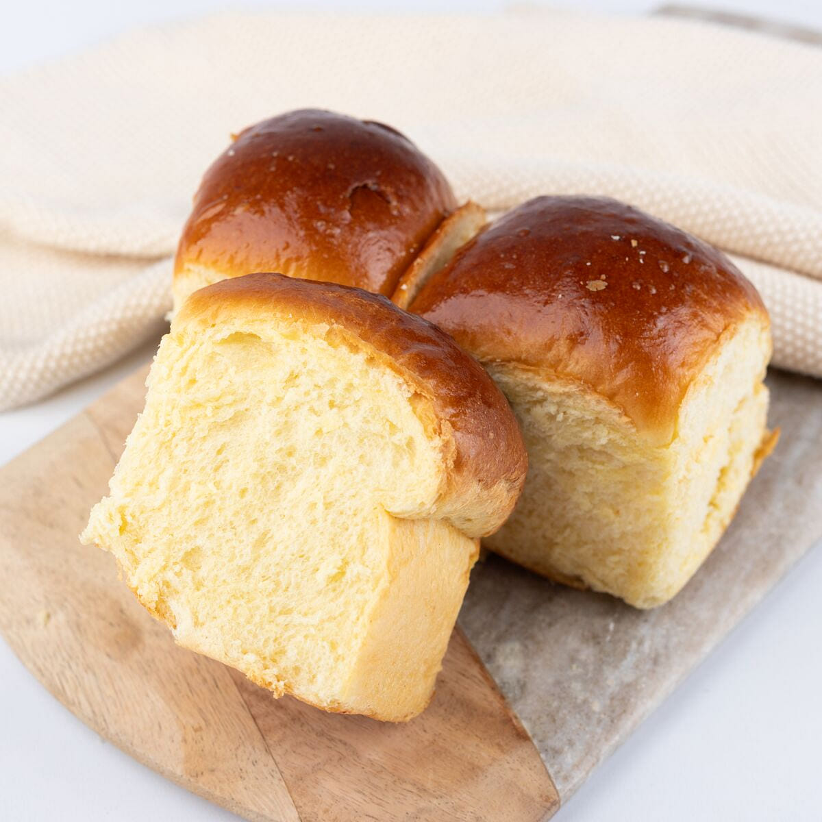 Japanese Milk Bread Pull-apart dinner roll 3pcs 1 each