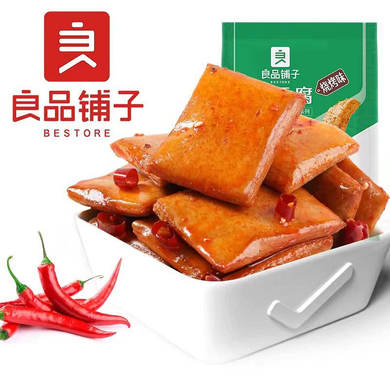 【良品鋪子】魚豆腐 燒烤味 魚香馥郁 Q彈爽口 解饞休閒零食 170g*1袋 170 克
