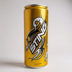 Sting Energy Soft Drink  6 Cans 1 pack