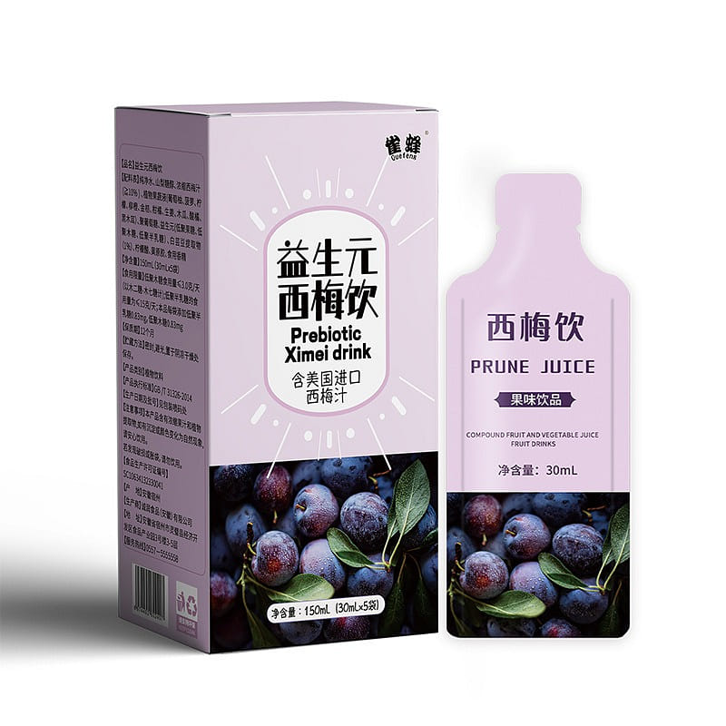 Probiotic Prune Enzyme Drink Dietary Fiber Enzyme Drink 30ML*5 Strips 1 กล่อง