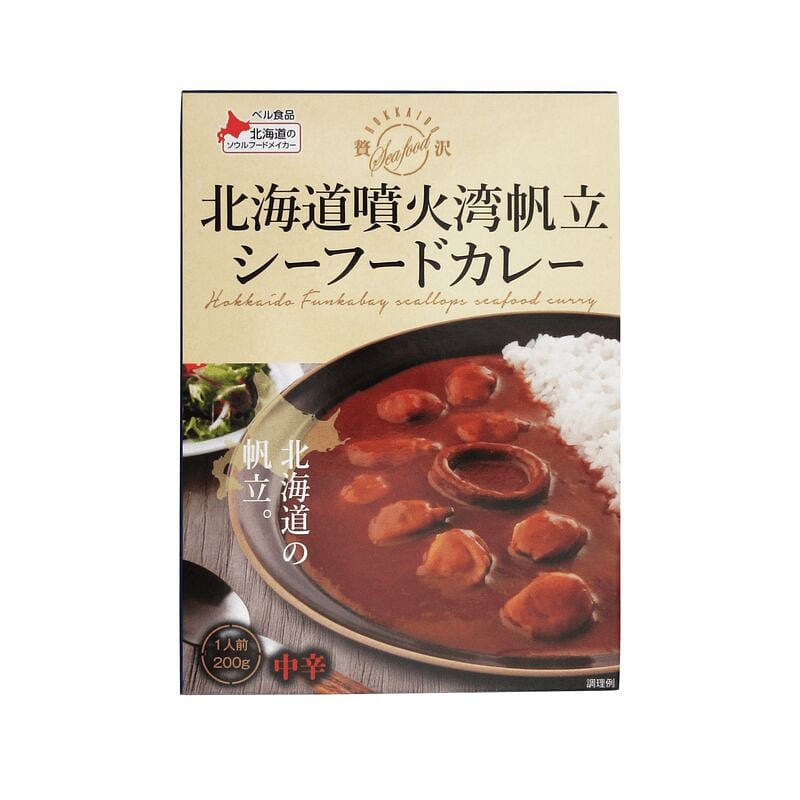 貝爾食品 北海道扇貝海鮮咖喱 200g 1 盒