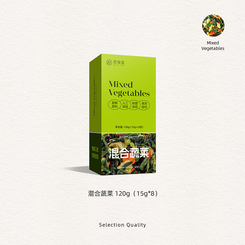 混合脱水蔬菜包速食泡面伴侣即食 120g*1盒 120 克
