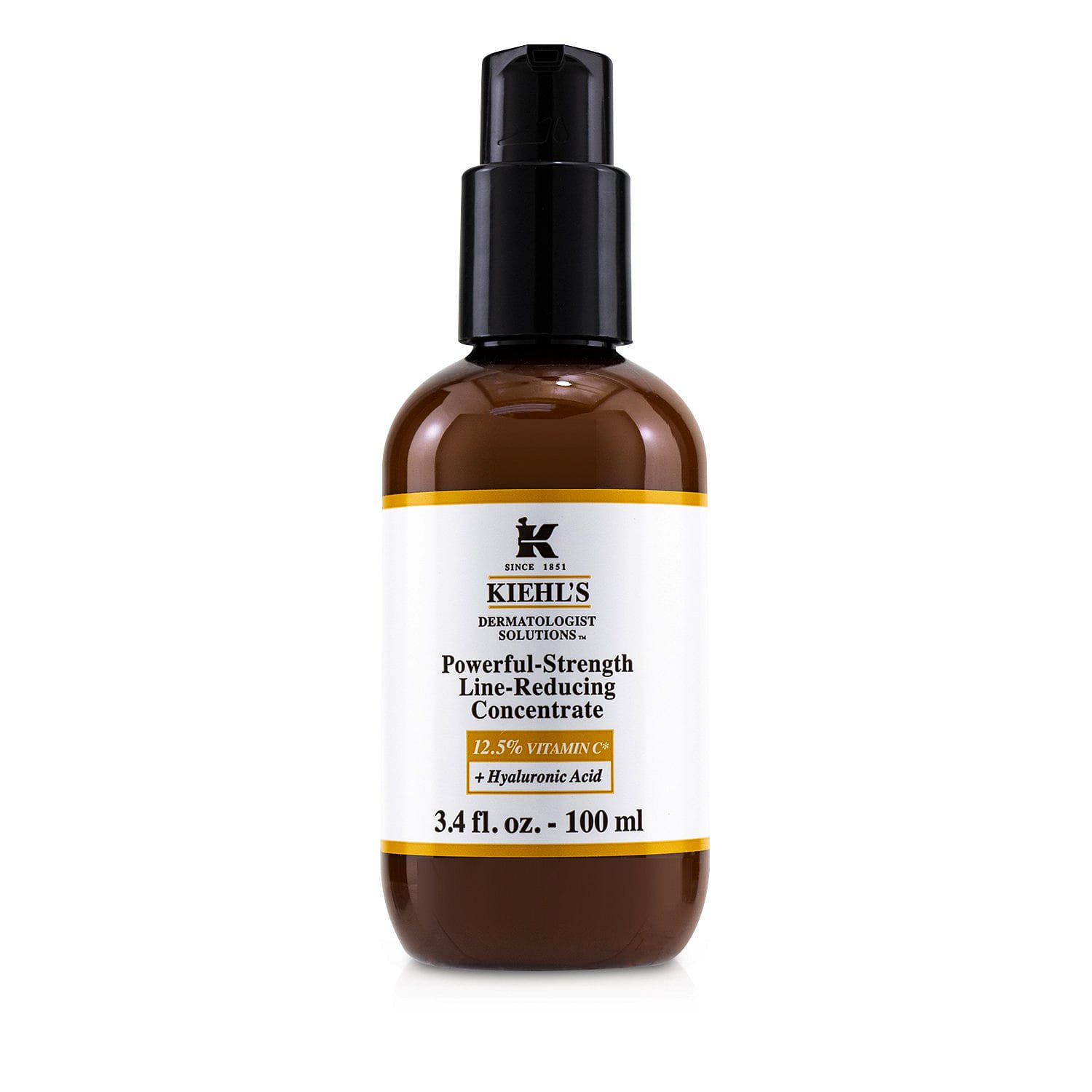 Kiehl's Dermatologist Solutions Powerful-Strength Line-Reducing Concentrate (With 12.5% Vitamin C + Hyaluronic Acid) 100ml/3.4oz 100 ml(ミリリットル)