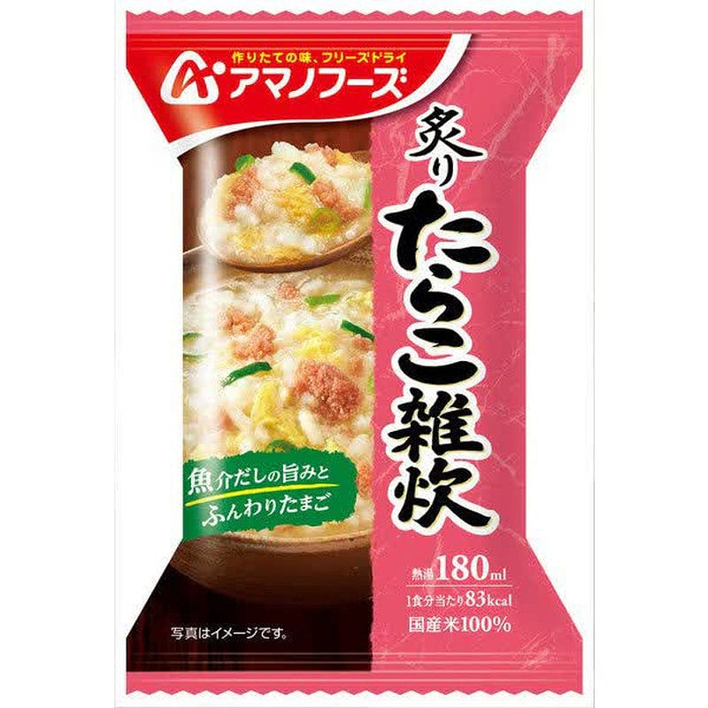 Amano Foods Grilled Cod Roe Rice Porridge 21.0g 1 each