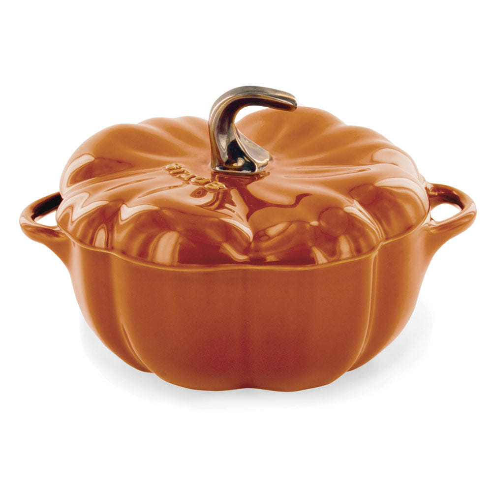 STAUB Ceramic 24-oz Pumpkin Cocotte 0.75-qt / Burnt Orange 1 개