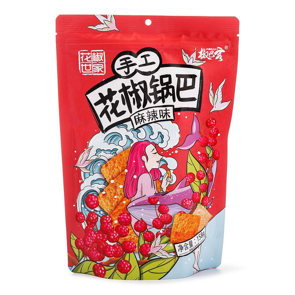 HUAJIAO 라이스 크러스트 매운맛 158 그램