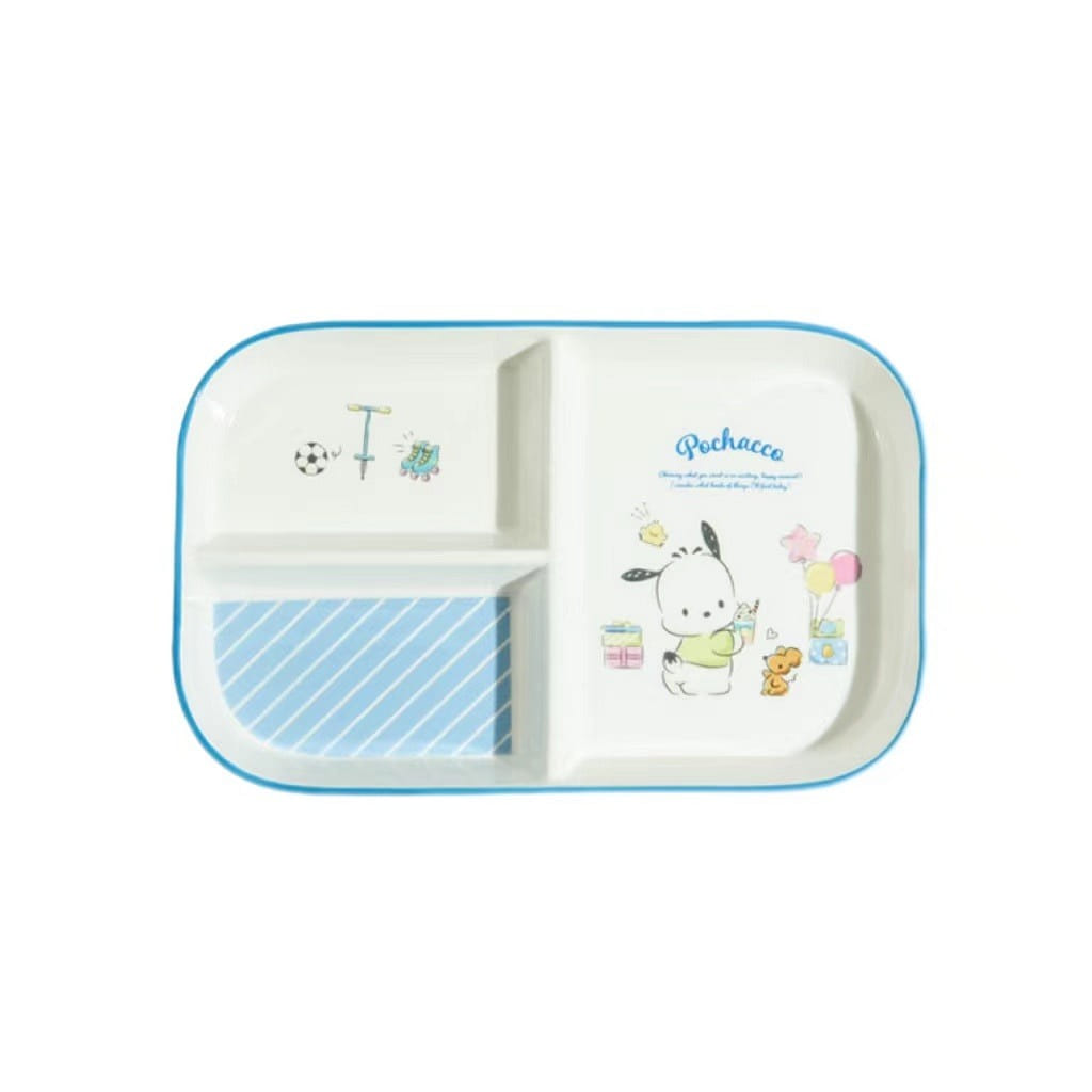 Sanrio Cartoon Home Dividing Ceramic Plate - Pochacco 1PC 1 phần