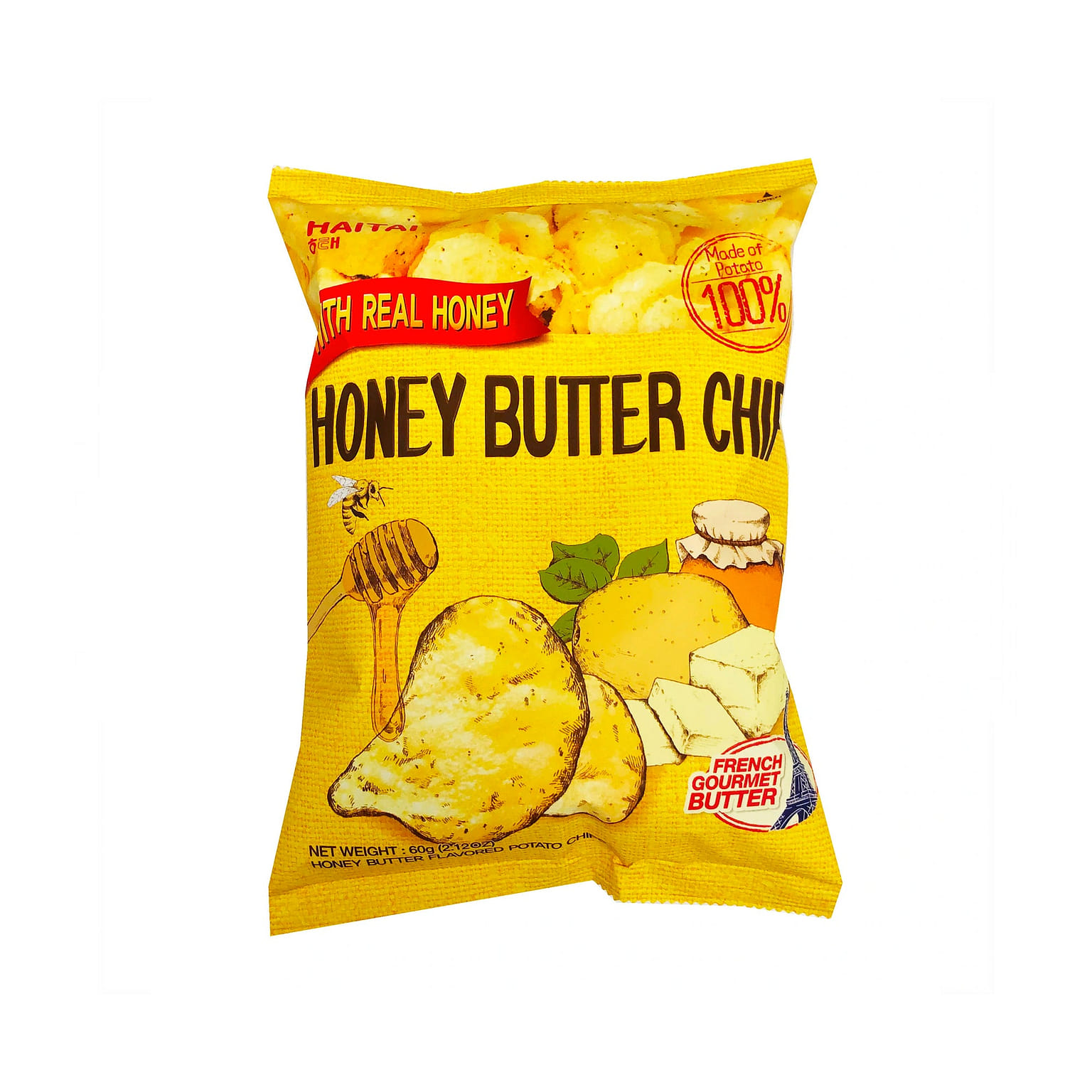 Honey Butter Chips 60g (Korea) 60 그램