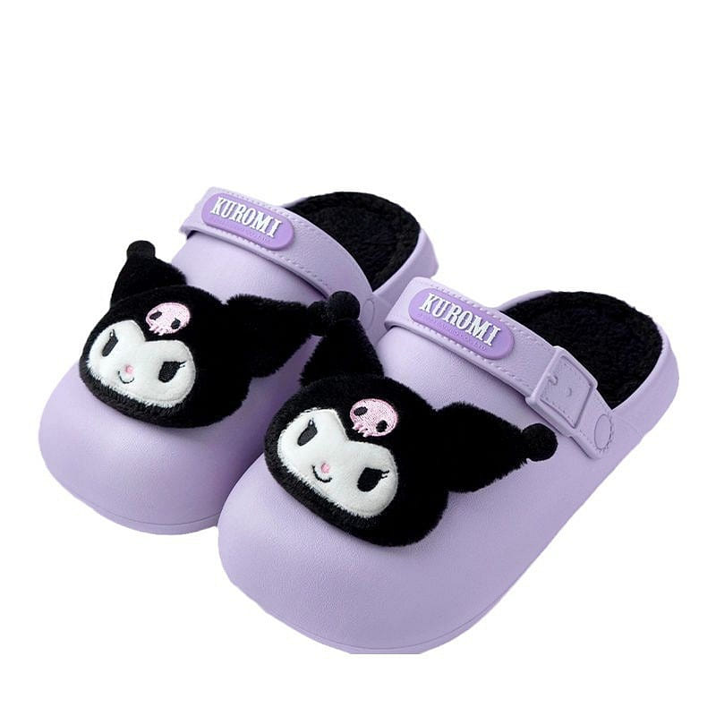 Baotou Cotton Slippers Female Autumn And Winter Two Wear-Kuromi 36-37Size 1 ส่วน