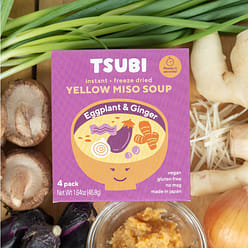 Yellow Miso with Eggplant & Ginger Pack of 4- 1 box