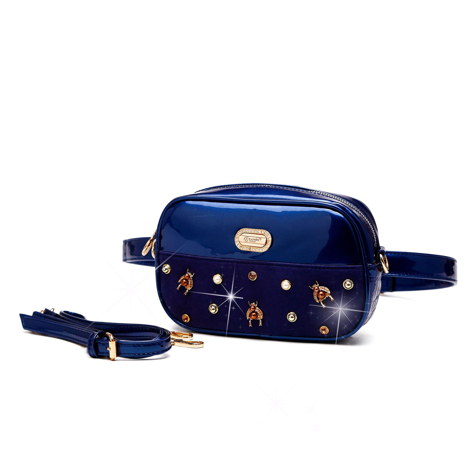 Honey Bee Fanny Waist Bag Pack Blue [RMF7758-RB] 1 ส่วน