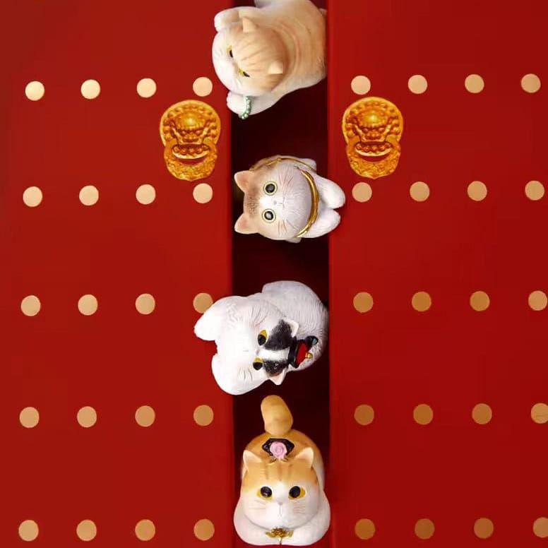 Gu Gong Wen Chuang Cat decoration set 280g*1 box 280 그램