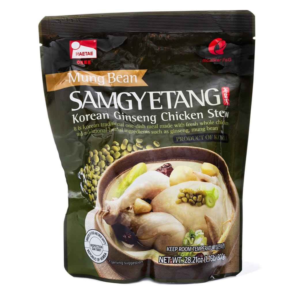Haitai Samgyetang Mung Bean Ginseng Chicken Stew 800 g*12 pack