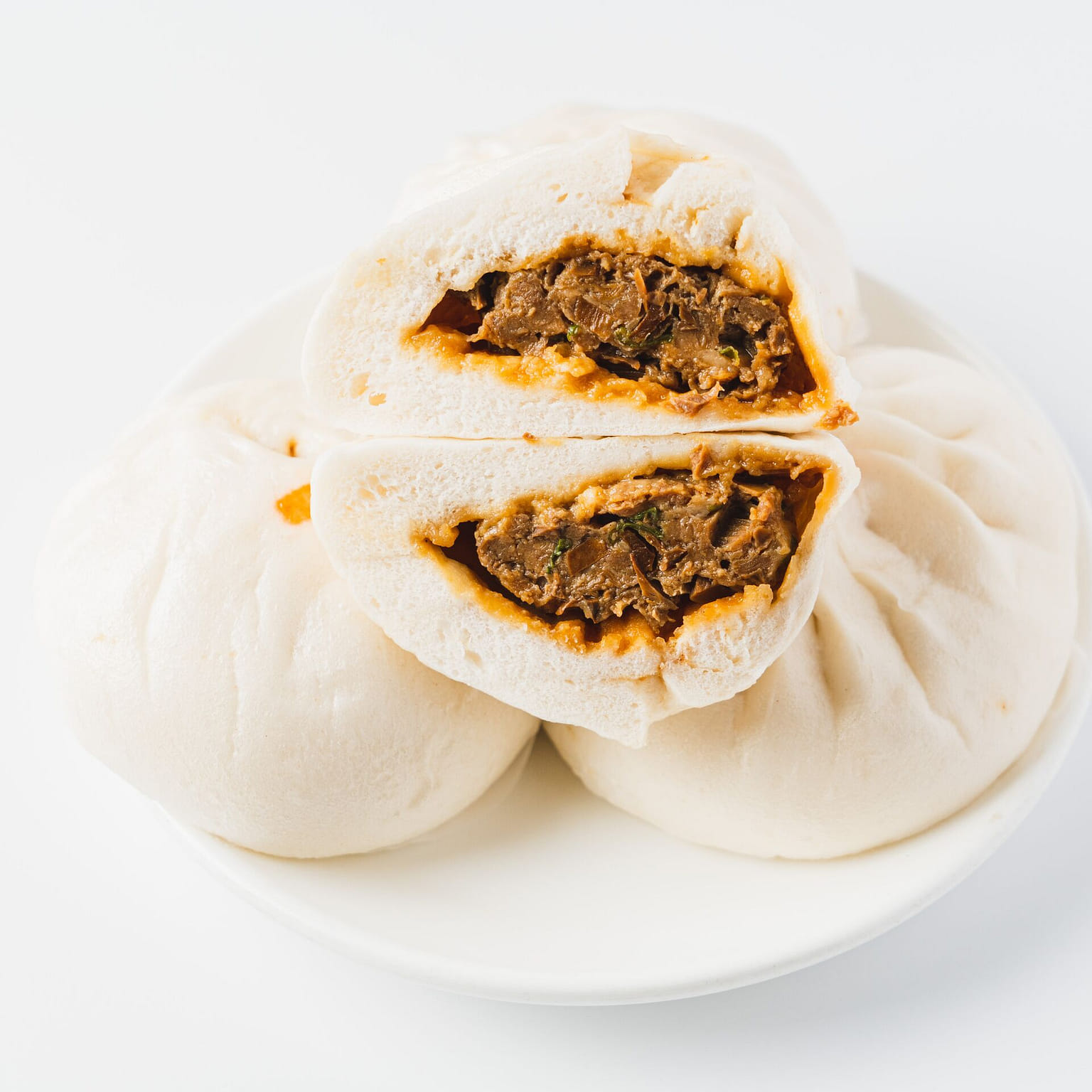 Handmade Bun with Fresh Meat and Bamboo Shoots 4 개입