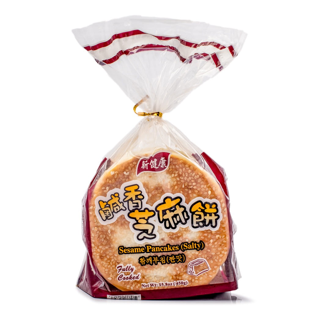 New Health 짭짤한 참깨전병 5개입 450 그램