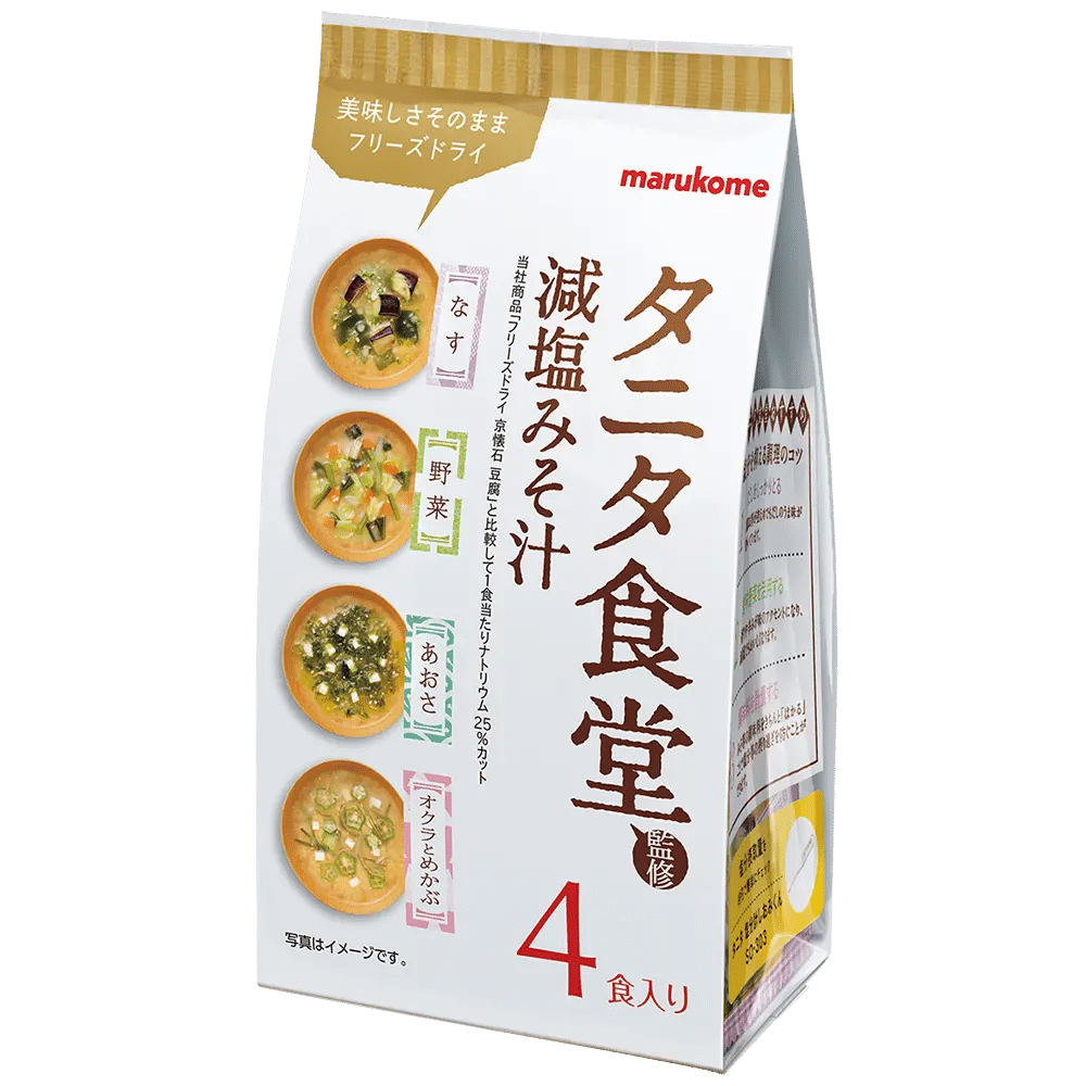 Freeze Dried Miso Soup Assort TANITA Marukome 41g 1 ส่วน