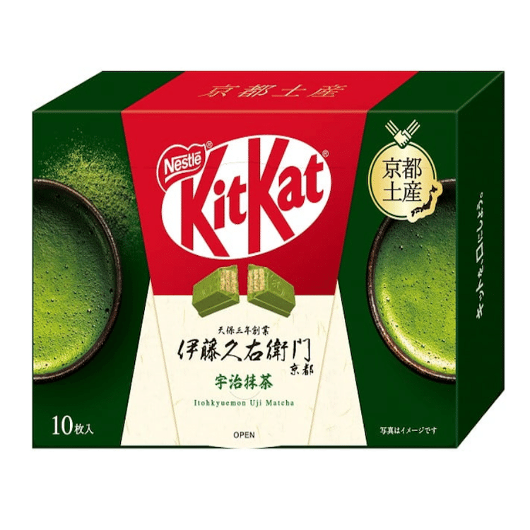 日本直送」キットカット・京都土産 伊藤久右衛門 宇治抹茶 10枚箱入り
