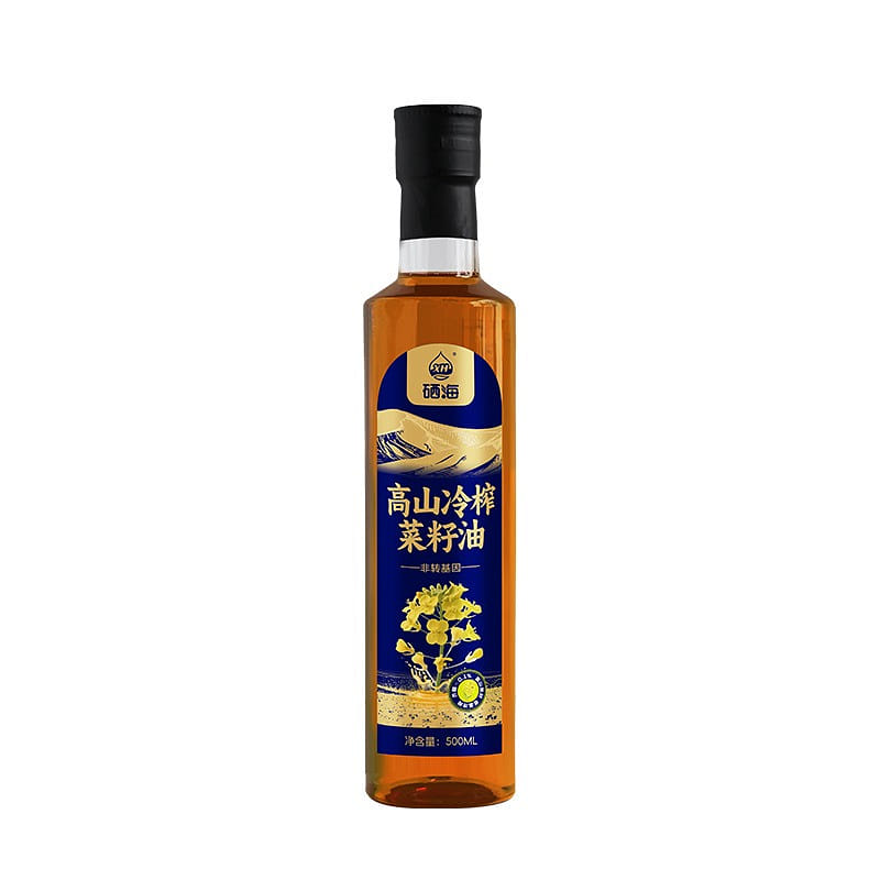 Cold Pressed Rapeseed Oil 500ml Traditional Chines 1 bottle