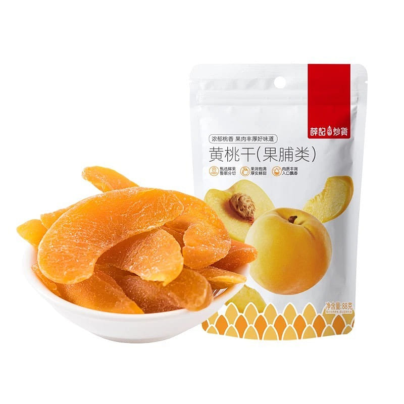 Xue Ji fried goods: dried yellow peach 88 กรัม