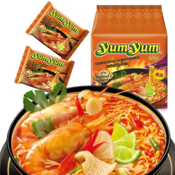 yumyum instant noodles tom yum clear soup 70g*5 350 g