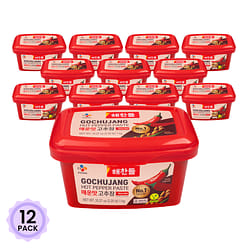 CJ Foods Gochujang Hot Pepper Paste, Very Hot 1000 g*12 pack