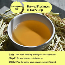 악쉬트 드라이 레몬그라스 잎, 잎차, 카페인 없음, 비유전자개조 2.6 온스