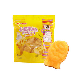 Hao you li Fish shaped cake (egg and milk flavor) 200g * 5 bags, 12 pieces/bag 1450 g