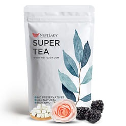 NESTLADY 산딸기 장미 복령 차, 비타민 C 미용 차 20 개입