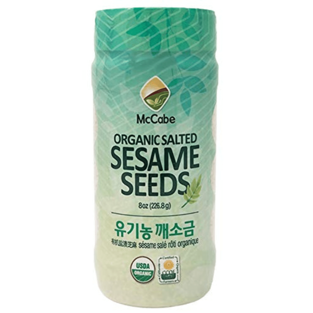 McCabe Organic Salted Sesame, 8oz,USDA Organic Certified, 8 온스