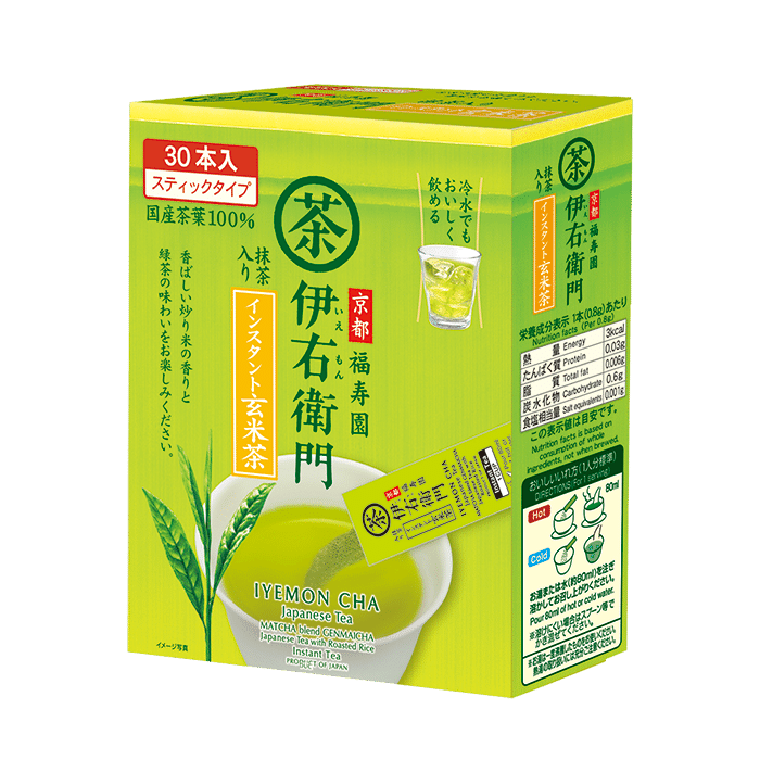Ujinotsuyu Iyemon Brown Rice Tea 30 count