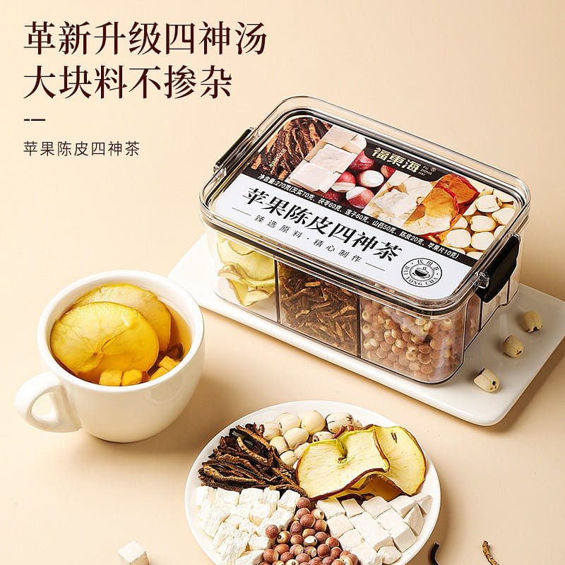Fu Dong Hai Apple Tangerine Peel Four Herb 270g 1 box