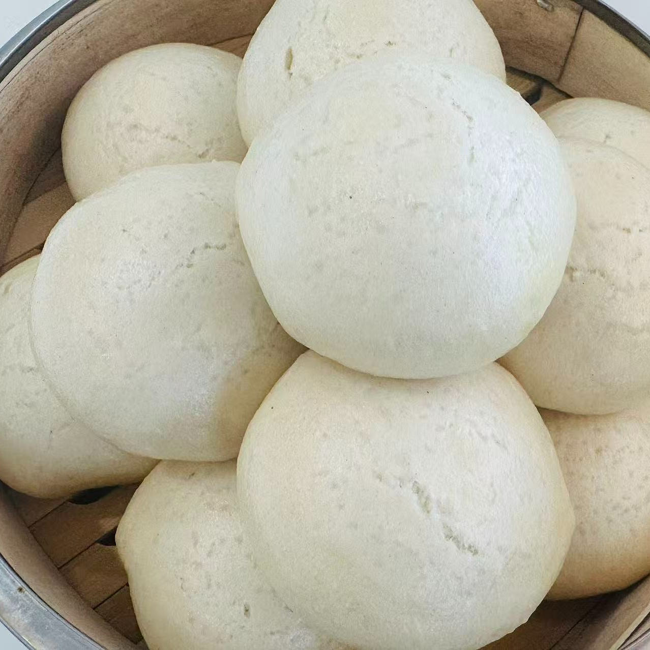 8 Pack Plain white bun Sugar/Salt /Dairy -free 1 pack