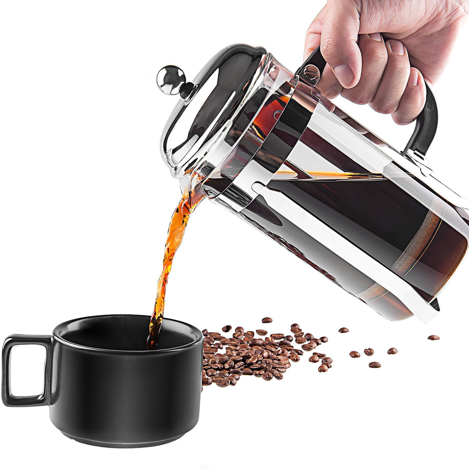 French Press, French Glass Press Coffee Maker 300 그램