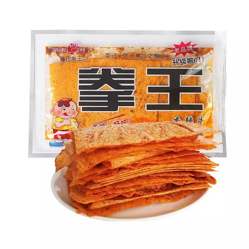 Boxing King spicy slices 108g Hunan specialty spicy strips Pingjiang old-fashion 108 그램
