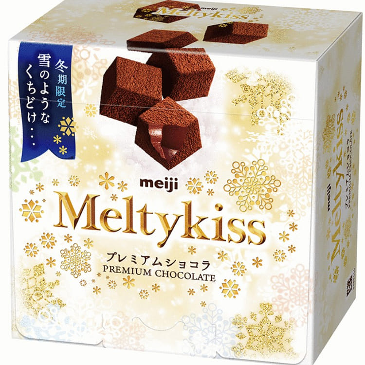 明治Meiji 新版冬季限定雪吻巧克力原味56g - Weee!